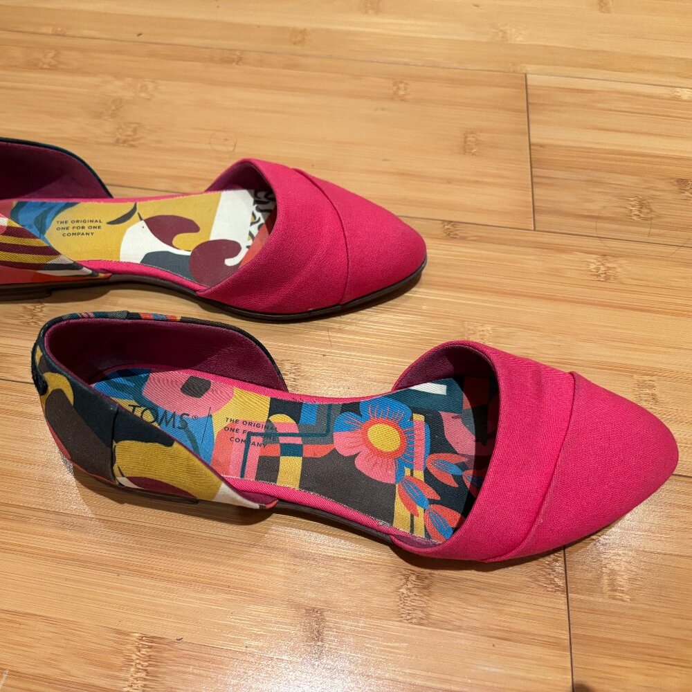 Toms Jutti D'orsay Flats (Pink)
